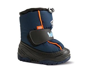 DEMAR Kinder Winterstiefel mit Wolle gefüttert Ice Snow (28/29, dunkelblau)