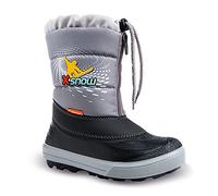 DEMAR. Kinder Winterstiefel mit Wolle gefüttert Kenny (30/31, grau-2)
