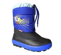 DEMAR. Kinder Winterstiefel mit Wolle gefüttert Kenny (34/35, blau-2)