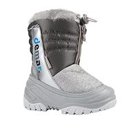 DEMAR. Kinder Winterstiefel mit Wolle gefüttert Teddy (28/29, silber)