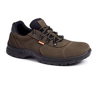 DEMAR Leder Wanderschuhe Halbschuhe Walker-2 (43, braun)