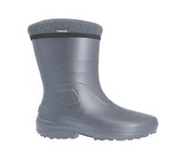 DEMAR leichte Damen Eva Gummistiefel gefüttert Lucy (38, grau metallic)