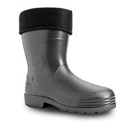 demar. leichte EVA Gummistiefel Thermostiefel gefüttert FARMER (44, schwarz)