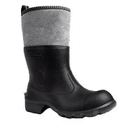 DEMAR leichte Herren Eva Gummistiefel gefüttert Filzstiefel Agro FILCOK (schwarz, 43)