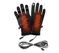 demaxiyad Beheizte Handschuhe für Damen, Touchscreen-Handschuhe, Handwärmer, Fäustlinge für kaltes Wetter, mit 3 Einstellungen, für Outdoor, Wandern, Sport, Pendeln, kaltes Wetter, Klettern, Jagd