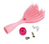 demaxiyad Echte Haarbürste für Wertsachen, tragbar, Aufbewahrungsboxen für Schmuck, für Reisen, Camping, Picknick, Auto