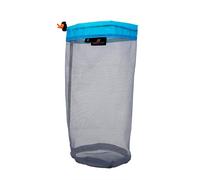 Demeras Camping Mesh Bag Wiederverwendbarer ultraleichter Mesh Drawstring Sack für Outdoor-Aktivitäten Wandern Reisen Aufbewahrungstasche(XL blue)