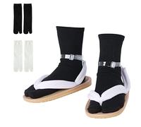 Demon Slayer: Kimetsu no Yaiba Cosplay Clog Shoes Cosplay Prop Demon Slayer Oshitari (Agatsuma Zenitsu,6-7.5 24cm)
