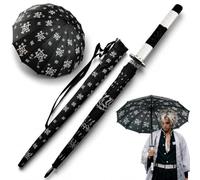 Demon Slayer Regenschirm - Anime Cosplay Katana, Automatisches Öffnen, Schwert Regenschirme, Anime Cosplay Ninja Katana Sonnenschutz-Regenschirm
