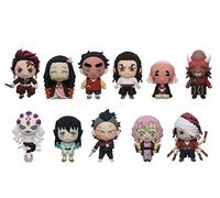Demon Slayer (Staffel 3) 3D-Schaumstoff-Taschenclip, Serie 7 - Blindtasche (eine zufällige Figur) - Aniplex Charakter Schlüsselanhänger/Rucksack-Zubehör | Offizielles Lizenzprodukt