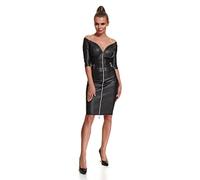Demoniq Kleid mit 2 Wege Reißverschluss aus Lederimitat XXL