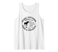 Denali National Park Alaska AK USA Elch Souvenir Neuheit Tank Top