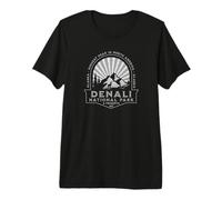 Denali National Park and Preserve Alaska Retro Vintage Premium T-Shirt