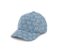 Denim Baseball Cap Monogram Strass Einheitsgröße