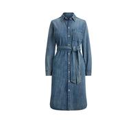 Denim-Hemdkleid mit Gürtel XL Blue