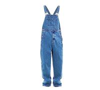 Denim-Jumpsuit für Herren, Denim-Latzhose für Herren, lässiger Overall, lockere Passform, Jumpsuits, modisch, lockere Passform, Hip-Hop, Strapsjeans, schmale Passform, Latzhose, blaue Latzhose für