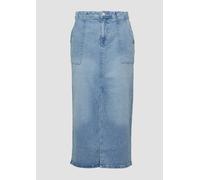 Denim-Midirock mit Schlitz 44 blau 2163831.52Z6.44