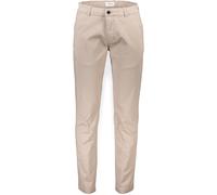 Chinos LINDBERGH "Chinos Slim Fit", Herren, Gr. 34, Länge 32, beige (sand), Obermaterial: 98% Baumwolle, 2% Elasthan, unifarben, slim fit, Hosen (21032048-34) sand