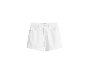 Denim Shorts, relaxed fit, A-shaped, high waist WHITE 28 WHITE
