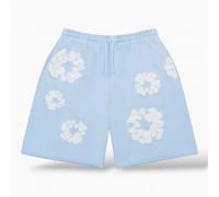 Denim Tears the cotton wreath Shorts powder Blue - M