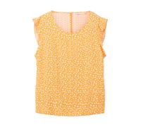 TOM TAILOR DENIM - Ärmellose Bluse orange flower print L