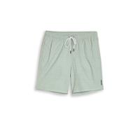 Denim Tom Tailor - Badeshorts mit Muster green mint geometrical print - Gr. - S