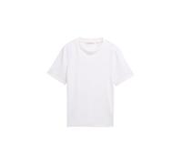 Denim Tom Tailor - Basic Loose Fit T-Shirt white - Gr. - S