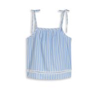 Denim Tom Tailor - Blusentop mit Streifenmuster blue white vertical stripe - Gr. - M