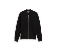 TOM TAILOR Denim Herren 1049211 Strickjacke, 29999-Black, Medium