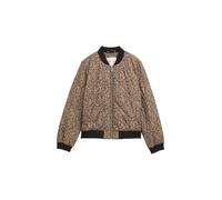 Bomberjacke TOM TAILOR DENIM, Damen, Gr. XS (34), tonal leo print, Obermaterial: 100% Polyester. Futter: 100% Polyester, animal-print, casual, regular fit taillenbedeckt, Langarm Rippbündchen, Jacken,