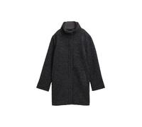 Denim Tom Tailor - Bouclé Wollmantel mit Stehkragen light tarmac grey melange - Gr. - XXL