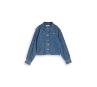 Denim Tom Tailor - Boxy Fit Jeanshemd clean mid stone blue denim - Gr. - M