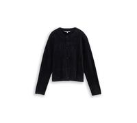 Denim Tom Tailor - Cardigan aus Federgarn deep black - Gr. - XL
