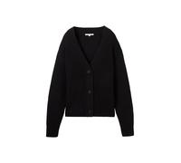 Tom Tailor V Neck Strickjacke M Deep Black