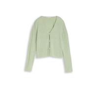 Denim Tom Tailor - Cardigan mit V-Ausschnitt light matcha green - Gr. - XS