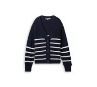Tom Tailor Denim Damen Basic Strickjacke mit Knöpfen