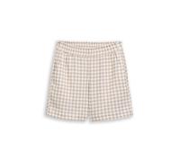 Denim Tom Tailor - Crinkle Relaxed Fit Shorts beige white vichy - Gr. - M