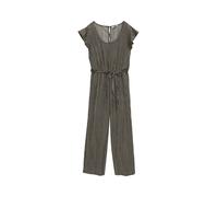 TOM TAILOR DENIM - Culotte Jumpsuit black beige stripe XS