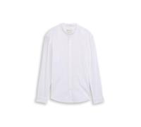 Denim Tom Tailor - Fitted Hemd mit Stehkragen white - Gr. - XL