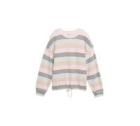 Denim Tom Tailor - Gemustertes Langarmshirt small multicolor stripe - Gr. - S