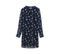 Denim Tom Tailor - Gemustertes Mesh Minikleid abstract navy floral print - Gr. - S