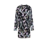 Denim Tom Tailor - Gemustertes Mesh Minikleid - Gr. - XS