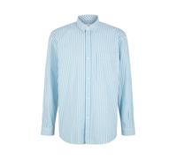 Denim Tom Tailor - Gestreiftes Hemd sky blue off white stripe - Gr. - XL
