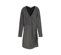 Denim Tom Tailor - Glitzerndes Mini Wickelkleid black glitter - Gr. - S