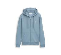 Tom Tailor Denim Hoodie Sweatjacke mit Logo-Print citadel blue Größe XXL