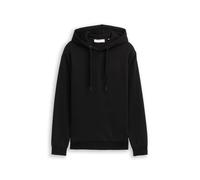 Denim Tom Tailor - Hoodie Sweatshirt mit Logo-Badge black - Gr. - M