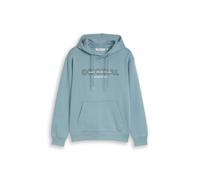 Denim Tom Tailor - Hoodie Sweatshirt mit Print citadel blue - Gr. - L