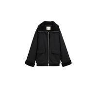 Denim Tom Tailor - Hybrid Teddy Jacke deep black - Gr. - XL