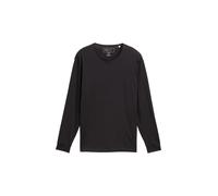 Denim Tom Tailor - Langarmshirt aus Baumwolle night watch black - Gr. - M