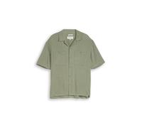 Denim Tom Tailor - Loose Fit Resort Hemd mit Leinenanteil sea spray - Gr. - XL